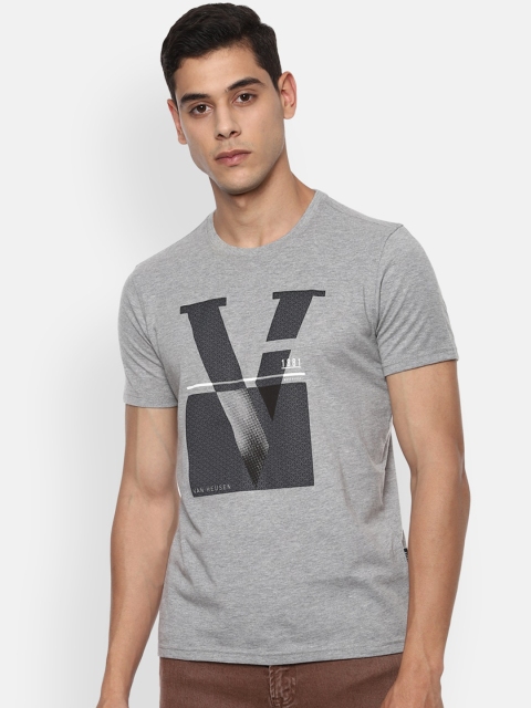 

Van Heusen Sport Men Grey Printed Round Neck T-shirt