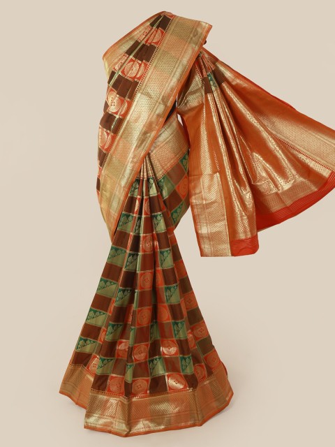 

Pothys Multicoloured Woven Design Art Silk Saree, Multi