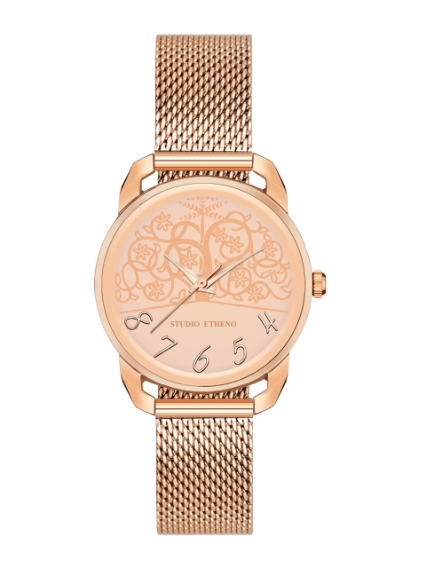 

STUDIO ETHENO Women Rose Gold Analogue Watch AHM-ROG-ROG