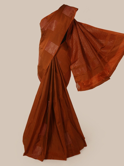 

Pothys Rust Brown & Golden Woven Design Saree