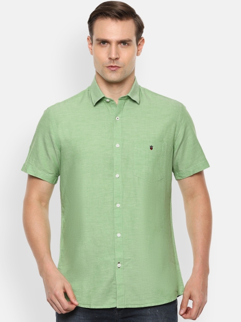 

Louis Philippe Sport Men Green Slim Fit Solid Casual Shirt