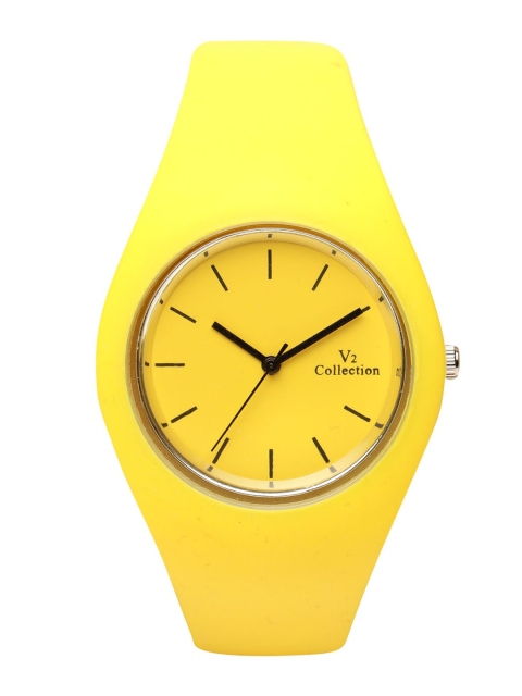 

DukieKooky Unisex Kids Yellow Analogue Watch 900233