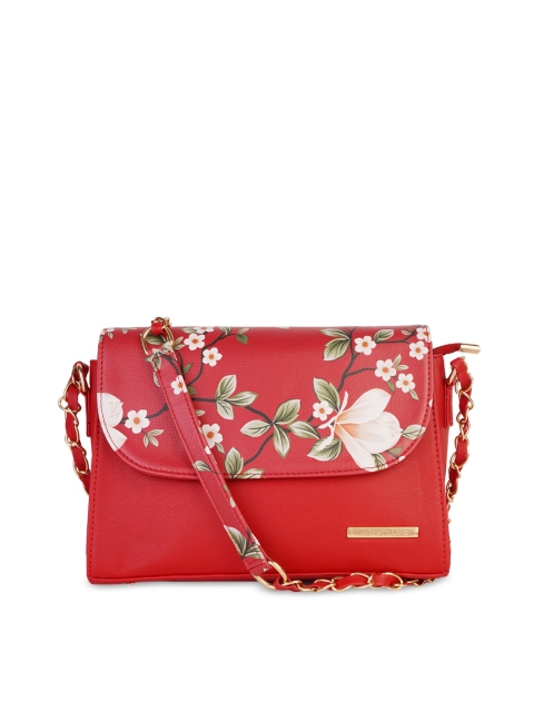 

Lapis O Lupo Red Printed Sling Bag
