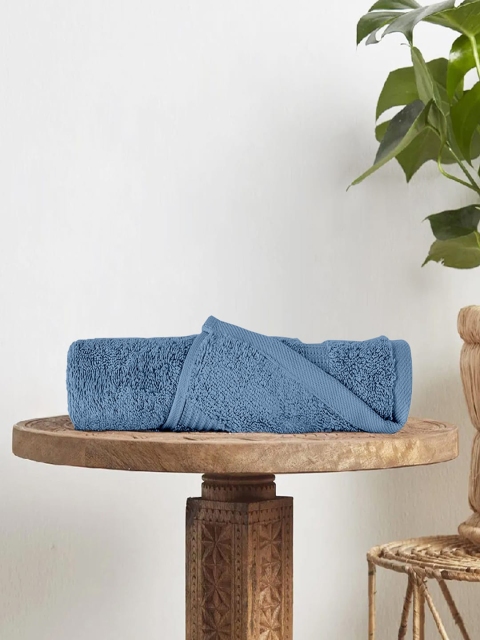 

Divine Casa Unisex Blue Solid 500 GSM Bath Towel