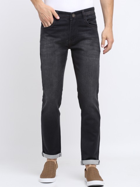 

Rodamo Men Black Slim Fit Stretchable Jeans