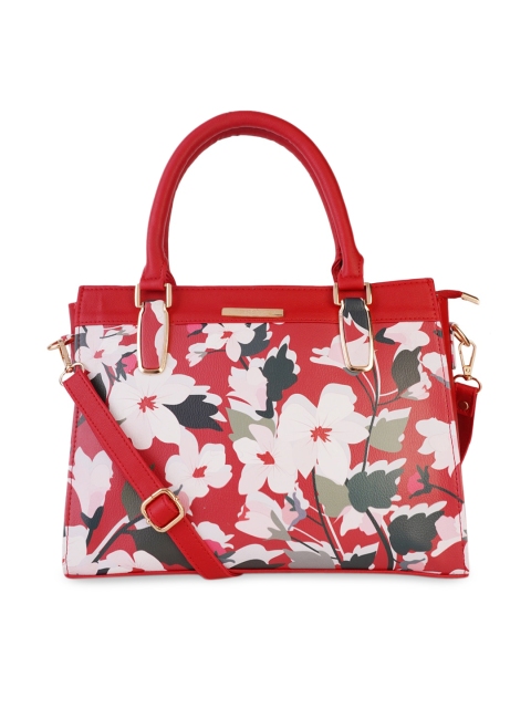 

Lapis O Lupo Red & White Printed Handheld Bag