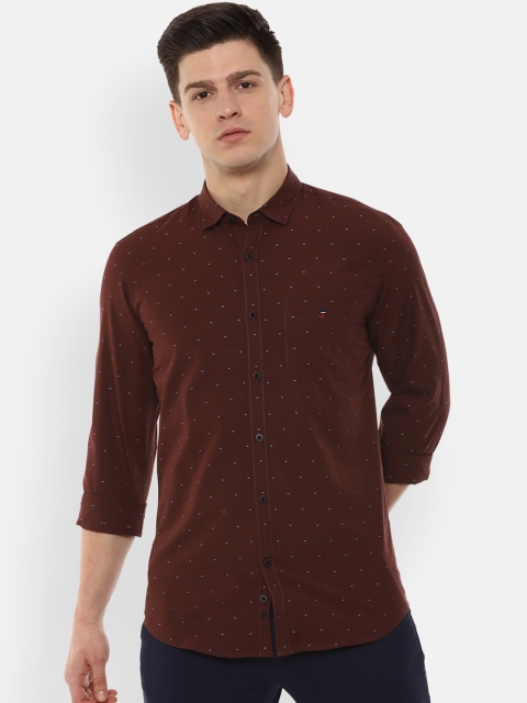 

Louis Philippe Sport Men Brown Slim Fit Printed Casual Shirt