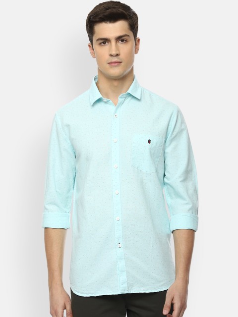 

Louis Philippe Sport Men Blue Slim Fit Printed Casual Shirt