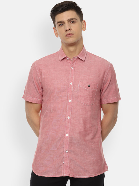 

Louis Philippe Sport Men Red Slim Fit Solid Casual Shirt