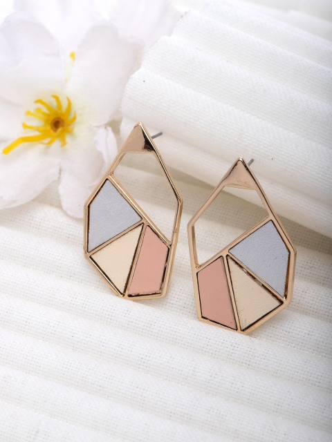 

CRZ Multicoloured Contemporary Studs, Multi