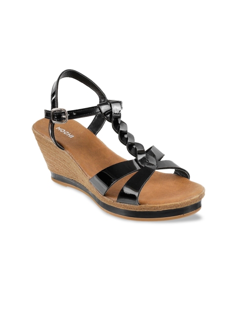 

Mochi Women Black Embellished Sandals