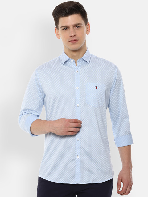 

Louis Philippe Sport Men Blue Slim Fit Printed Casual Shirt