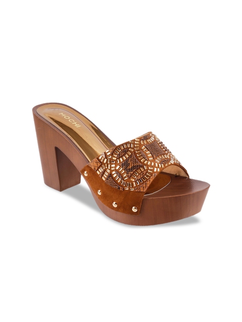 

Mochi Women Gold-Toned Embellished Sandals