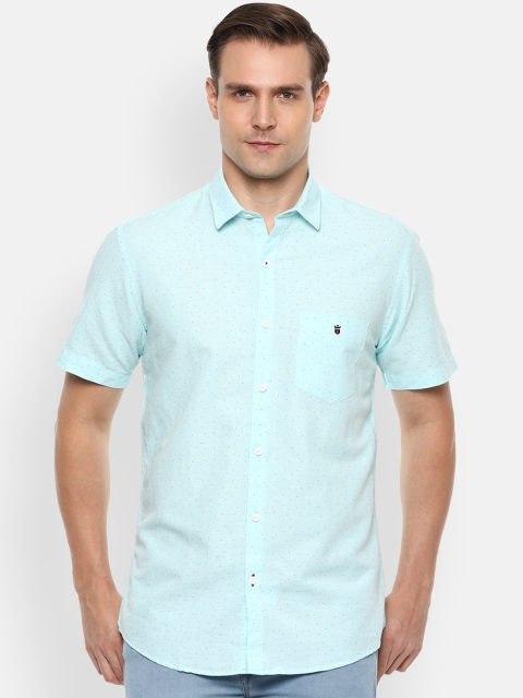 

Louis Philippe Sport Men Blue Slim Fit Printed Casual Shirt