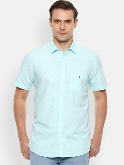 

Louis Philippe Sport Men Blue Slim Fit Printed Casual Shirt