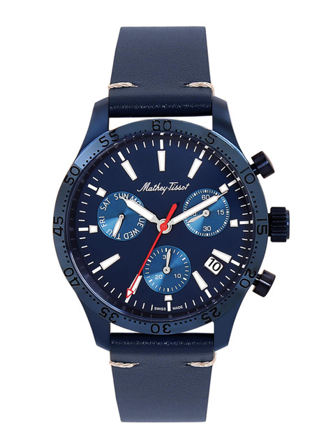 

Mathey-Tissot Men Blue Analogue Watch H1822CHLBU