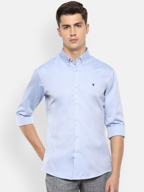 

Louis Philippe Sport Men Blue Slim Fit Solid Pure Cotton Casual Shirt