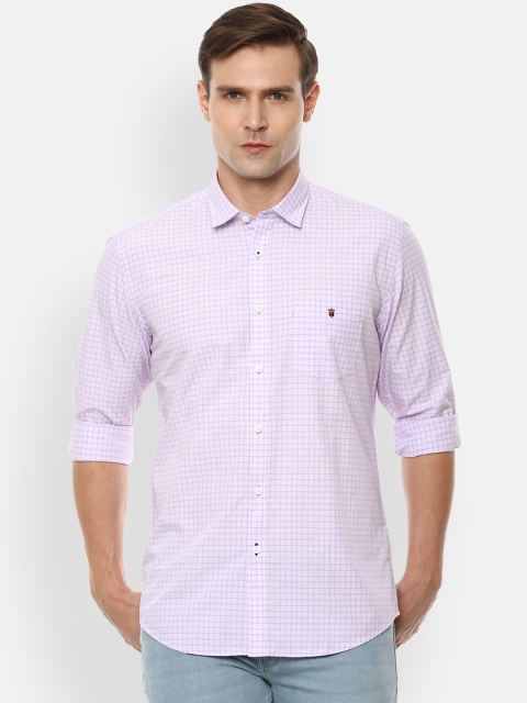 

Louis Philippe Sport Men Purple Slim Fit Checked Casual Shirt