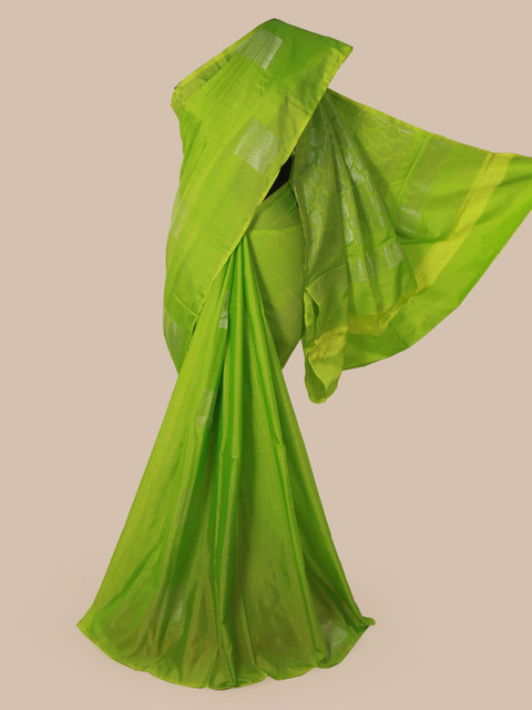 

Pothys Green Woven Design Saree