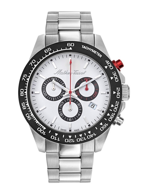 

Mathey-Tissot Men White Swiss Made Chronograph Watch H901CHAI