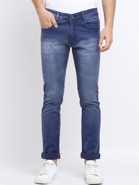 

Rodamo Men Blue Washed Slim Fit Jeans
