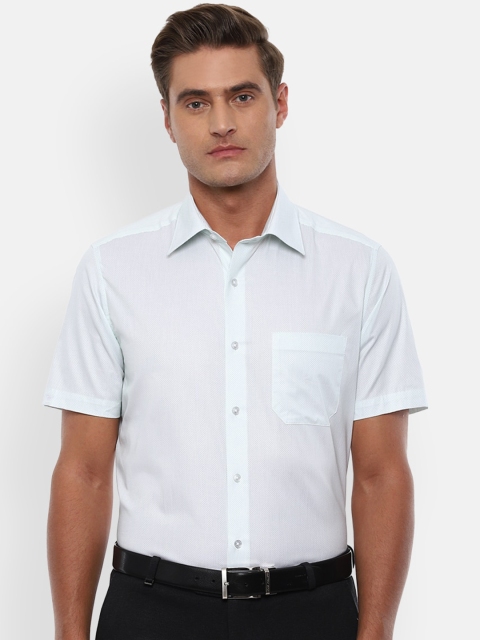 

Louis Philippe Men Blue Regular Fit Solid Formal Shirt