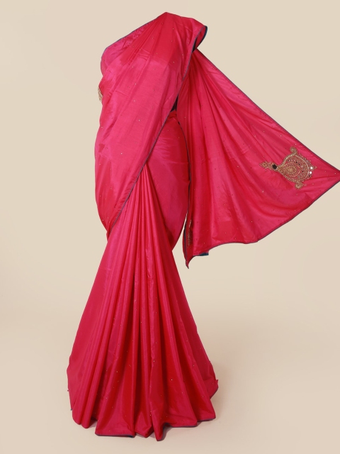 

Pothys Magenta Woven Design Art Silk Saree
