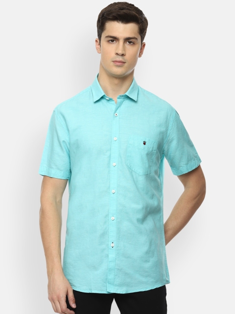

Louis Philippe Sport Men Blue Slim Fit Solid Casual Shirt