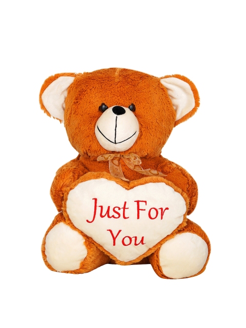 

DukieKooky Kids Brown & Off White Cutie Teddy Bear With Heart Soft Toy