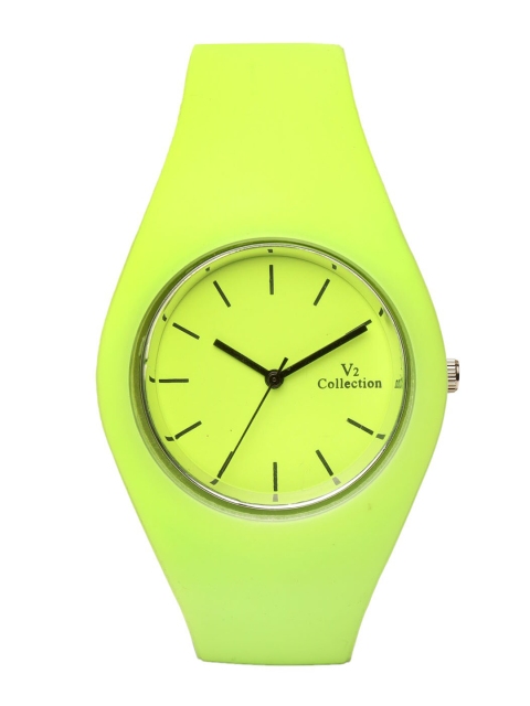 

DukieKooky Unisex Green Analogue Watch
