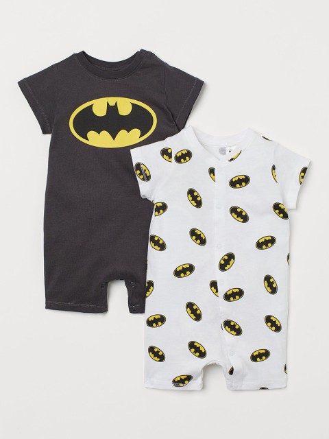 

H&M Kids 2 Pack Cotton Pyjamas, White