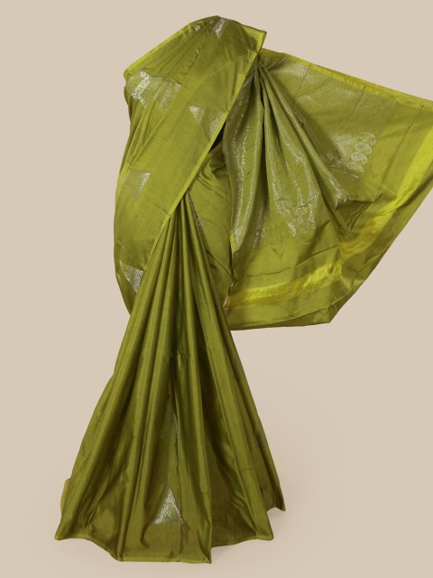 

Pothys Green Woven Design Saree