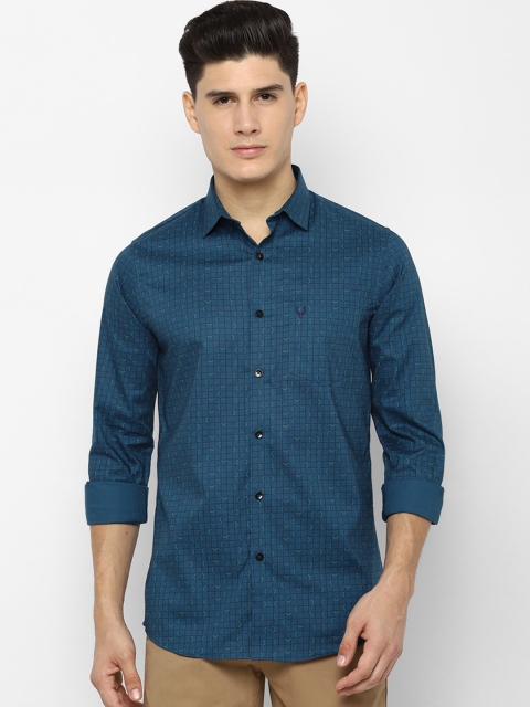 

Allen Solly Men Blue Slim Fit Printed Casual Shirt