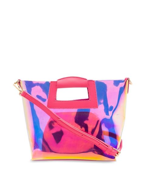

Globus Fuchsia Printed Handheld Bag