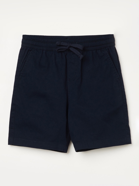 

Fame Forever by Lifestyle Girls Navy Blue Solid Regular Fit Shorts