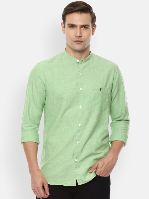 

Louis Philippe Sport Men Green Slim Fit Solid Casual Shirt