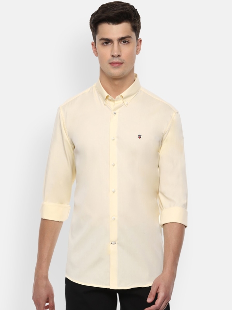

Louis Philippe Sport Men Yellow Slim Fit Solid Casual Shirt