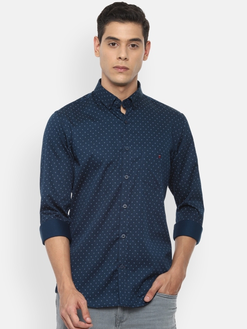 

Louis Philippe Sport Men Navy Blue Slim Fit Printed Casual Shirt