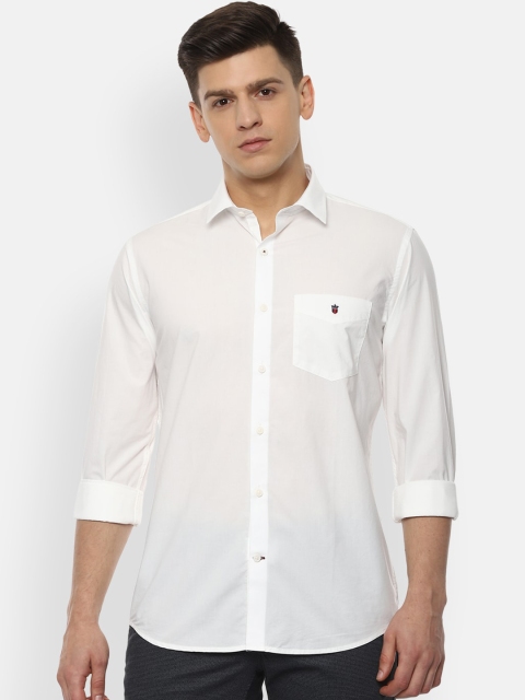 

Louis Philippe Sport Men White Slim Fit Solid Casual Shirt