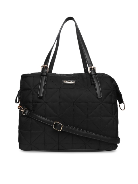 

Forever Glam by Pantaloons Black Quilted Shoulder Bag