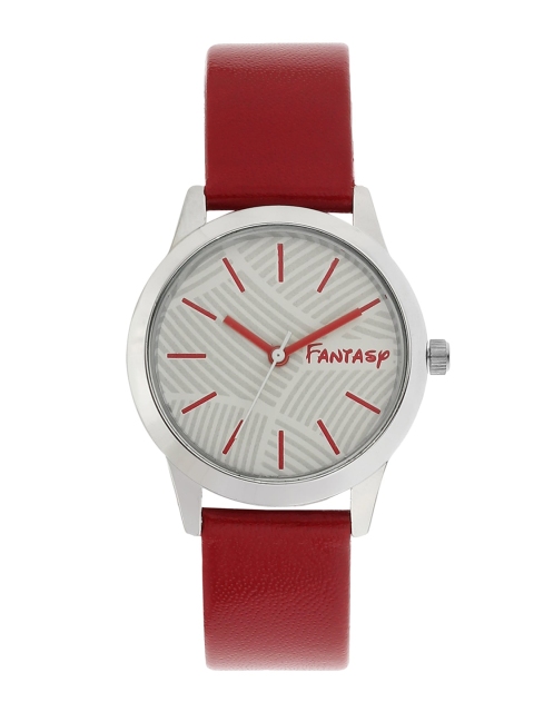 

Fantasy World Unisex Kids Off-White & Grey Analogue Watch FW-009-SL-RD