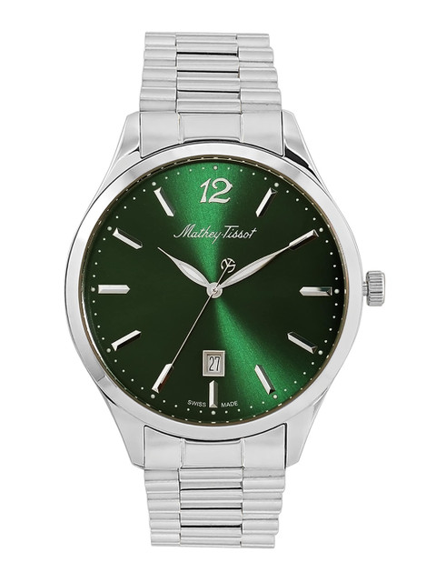

Mathey-Tissot Men Green Urban Metal Swiss-Made Analogue Watch H411MAV