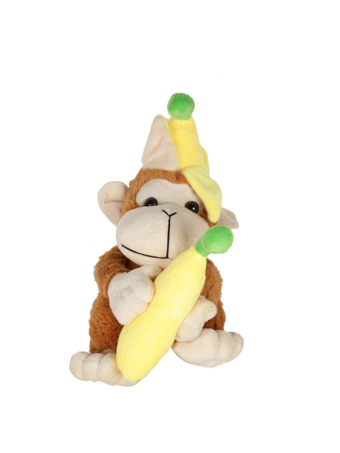 

DukieKooky Kids Yellow & Brown Hungry Monkey Soft Toy