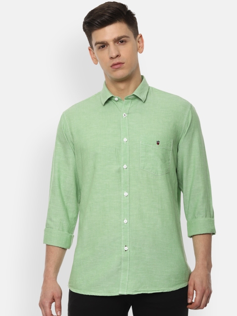 

Louis Philippe Sport Men Green Slim Fit Solid Casual Shirt