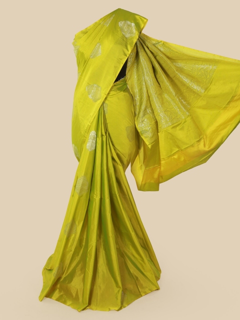 

Pothys Lime Green Woven Design Saree