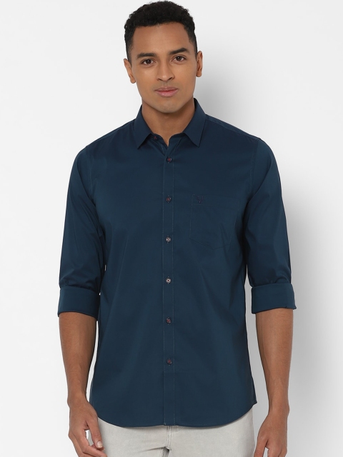 

Allen Solly Men Teal Slim Fit Solid Casual Shirt