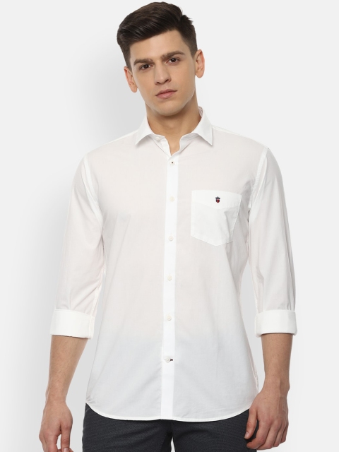 

Louis Philippe Sport Men White Slim Fit Solid Casual Shirt