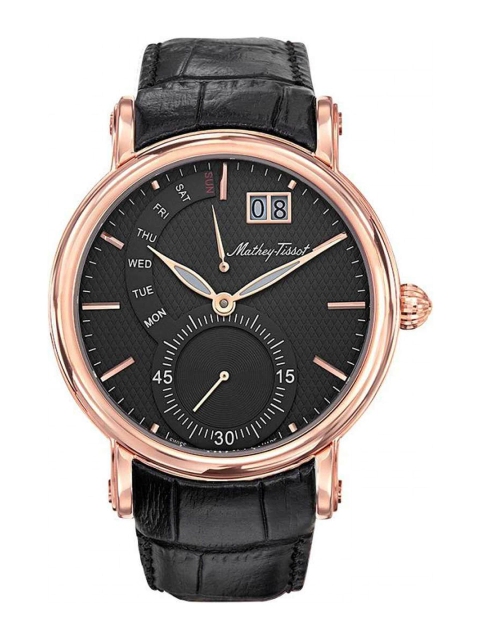 

Mathey-Tissot Men Black Analogue Watch H7021PN