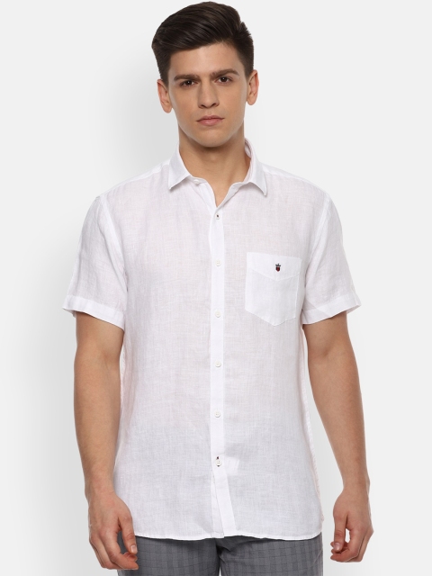 

Louis Philippe Sport Men White Slim Fit Solid Casual Shirt