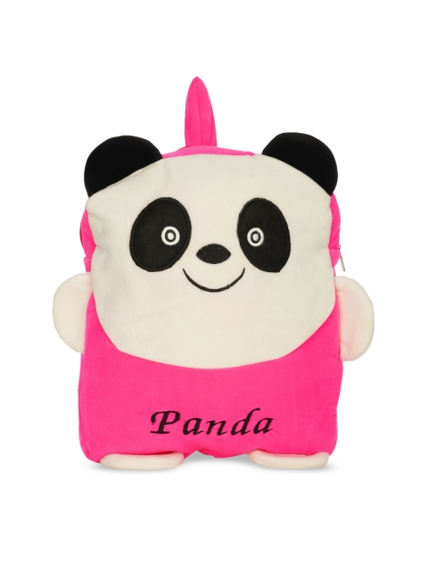 

DukieKooky Infant Kids Pink & Off-White Polar Bag Soft Toy